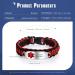Emergency Medical Alert Bracelets - Custom Engraved Titanium Steel | Adjustable Non-Tarnish Gift for Men & Women - Buy Online on GoSupps.com