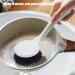 Cooktop Cleaning Brush Washing Pot Brush Sink Dishwashing Brush Stovetop Household Kitchen Decontamination Long Handle White for Bristles Brush Brush Cooktop Cleaners - Buy Online on GoSupps.com