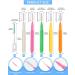 Soft Braces Brush Set - 70 PCS Interdental Brushes & 50 PCS Tooth Picks for Oral Care | Flossing & Disposable Toothpicks | Vibrant Colors | International Shipping Available - Buy Online on GoSupps.com