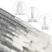 100pcs Disposable Lip Brushes with Container - Crystal Lip Applicators for Eyelash Extensions and Lipgloss - Black - Buy Online on GoSupps.com