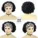 Waveme Human Hair Curly Headband Wig for Black Women - Short Bob Pixie Style in Natural Black - 150% Density - 8 Inch 1B# Color - Buy Online on GoSupps.com