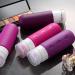 Gemice Portable Travel Bottle 4 Pack Silicone Travel Containers Set LeakProof Refillable Squeezable for Lotion Liquid Shampoos Soap and Toiletries (90ml) Purple - Buy Online on GoSupps.com