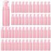 35 pcs 2oz (60ml) Foam Soap Dispensers Mini Plastic Refillable Travel Bottles with Pump for Hand Sanitizer Lash Shampoo Castile Liquid Pink