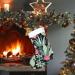 Ffexs Marble Velvet Christmas Socks - One Size Cactus Design for New Year & Holiday Cheer - Shop Internationally Now! - Buy Online on GoSupps.com