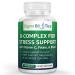 SigmaBiotics B Complex for Stress Support - Energy Nerve & Mood Support with Vitamins Minerals & Botanicals - Non-GMO 90 Tablets for Relaxation