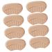 FOMIYES 4 Pairs Follow up Shoe Cushion Sneaker Heel Pads Nonskid Heel Pads Decompression Heel Grips Cushion Adhesive Heel Liner Comfort Heels Shoe Pads Knitted Fabric Women's Patch Boots