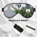 SSIMOO White Tulips Eye Mask - Soft Double-Sided Light Blocking for Better Sleep - Buy Online on GoSupps.com