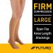FUTURO Open Toe Knee Length Stockings for Men & Women - Large Beige Compression (20-30 mm/Hg) | Buy Internationally - Buy Online on GoSupps.com