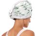 Branch and Leaves Dry Hair Cap - 2 Piece Quick Dry Towel Set with Button Headband | Super Absorbent & Soft | Ideal for International Shipping - Buy Online on GoSupps.com