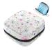 Menstrual Pad Bag with Zipper Ladies Napkin Pouch Tampons Collection Bag for Women and Girls (Floral Pattern)