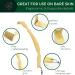 RENOOK Bamboo Back Scratcher - Curved Long Handle 3 PCS Wooden Scratchers for Men, Women & Kids - Body Itching Assistant - Novel Gifts - Oversize 3 PCS - Buy Online on GoSupps.com