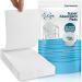 TidyCare Absorbent Commode Pads for Portable Bedside Toilet Chair Buckets and Bedpans | Value Pack of 40 | Disposable Reduces Odor from Liquid Waste
