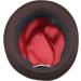 Men's Wool Felt Short Brim Fedora Hat - Coffee - Size 7 3/8 | Home Prefer - Buy Online on GoSupps.com