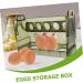 Mikinona Egg Holder Egg Storage Box Plastic Trays s Eggs Holder Egg Tray Egg Box Multi-layer Clamshell - Buy Online on GoSupps.com