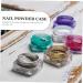 Beavorty 1pc Box Glitter storage box nail art tools nail glitter storage container rhinestone tools nail tools dip powder container nail powder recycling Nail Salon Supplies rhinestones set 7x4.4cm Black - Buy Online on GoSupps.com
