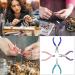 4.5 Jewelry Making Pliers Set - Needle Nose, Round Nose, Wire Cutters, Bent Nose - DIY Precision Tool Set - Buy Online on GoSupps.com