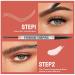 2-in-1 Microblading Eyebrow Pen with Sealing Gel | Waterproof All-Day Wear Natural Hair-Like Brows - Black - Buy Online on GoSupps.com