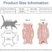 Professional Cat Recovery Suit - After Surgery Anti-Trim Wear for Belly Wounds & Skin Diseases | L Size Pink - Buy Online on GoSupps.com