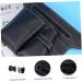 Minkissy 2-Pack Leather Belt Bag for Hairdressers | Hip Bag for Stylists | Tool Storage Pocket | 25x19cm | Black - Buy Online on GoSupps.com