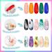 Biutee Stamping Paint Nail Polish Gel Stamper Kit - 8 Colors UV Gel Polish Set for Nail Art | Spring/Summer Gift - Buy Online on GoSupps.com