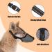 Breathable Mesh Dog Muzzle Anti Barking & Biting Chewing Dog Mouth Guard with Reflective Strap Adjustable Soft Basket Muzzle for Small Medium Large Dog (L) - Buy Online on GoSupps.com