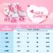 Ruthfot Women's Classic Roller Skates | Light up Wheels, Love Heart Pattern | High-top PU Leather | White - Size 6 - Buy Online on GoSupps.com