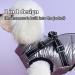 2 in 1 Dog Clothes for Large Dogs | Winter Warm Dog Vest & Harness 4XL Silver - Perfect for Outdoor Adventures - Buy Online on GoSupps.com