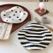 Serving Plates 8 Inch Ceramic Plate Polka Dot Stripe Irregular Wave Ceramic Dessert Plate Pasta Plate Dinner Plate Ceramic Plates for Kitchen Parties for Appetizer Dinner and Desserts (Color : 1) - Buy Online on GoSupps.com