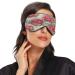Wooden Floral Rose Sleep Mask | Soft Comfort Eye Shade Cover | Adjustable Strap for Men and Women - Buy Online on GoSupps.com