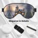 Merry Christmas Unisex Eye Mask | Comfortable Sleep Mask for Travel Yoga & Shift Work - Buy Online on GoSupps.com