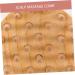 Beavorty Bamboo Massage Comb - Beech Hairbrush for Hair Growth & Scalp Care | Portable Acupuncture Massage Tool for Women | Wide-Tooth Brush for Curls - Buy Online on GoSupps.com