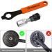 Oumers Bike Crank Extractor & Bottom Bracket Remover Kit with 16mm Spanner - Professional Bicycle Repair Tool - Buy Online on GoSupps.com