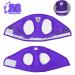 Buy Femax Soft Mesh Dog Harness & Linen Set - Adjustable Reflective Breathable for Puppies & Cats (Chest 35-40 cm) - Perfect for Walking Running & Training - Purple - Buy Online on GoSupps.com