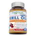 Pure Naturals Krill Oil 1000 mg Per Serving Softgels (Non-GMO Gluten-Free) - Superior Bio-Availability* Antioxidant Properties Helps Prevent Free Radical Damage* (60 Count)