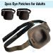 RIKEYO 2Pcs 3D Eye Patches for Adults - Adjustable Medical Eyepatch for Lazy Eye - Large Black (Right Eye) - Buy Online on GoSupps.com