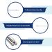 Chrontier 100PCS Sterilized Surgical Steel Body Piercing Needles 15G 1.4mm Gauge - Professional Piercing Tool Supply for Ear, Nose, Lip, Navel, and More - Buy Online on GoSupps.com