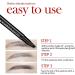 4 Points Eyebrow Pencil Eyebrow Pen Microblading liquid Eyebrow Pen Creates Lasting Make-Up Professional Natural Looking Eyebrows Daily Waterproof Eyebrow Pen Stays on 24H (Black) - Buy Online on GoSupps.com
