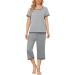 UNibelle Maternity Nursing Tank Top | Sleeveless Double Layer Pregnancy Shirt | Light Grey | S-XXL - Buy Online on GoSupps.com