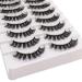 Losha DD Curl Russian Strip Lashes 10 Pairs Pack | Fluffy False Eyelashes | D02 Russian Strip Lashes-DD Curl - Buy Online on GoSupps.com