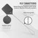 Leather Fly Swatter with Long Durable Metal Handle Indoor Outdoor Swatter Swatter Swatter Heavy Duty Swatter Large Leather for Flies Bees Black - Buy Online on GoSupps.com