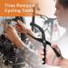 ZHOORQI Bike Tire Levers and Pliers Set for Easy Bicycle Tyre Removal - Non-Slip Grip, Convenient Bike Tire Changer Tool for Road and Mountain Bikes - Buy Online on GoSupps.com