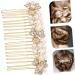 Beaupretty Pearl Headpiece alloy rhinestone hair bride rhinestone hair bride hair golden hair headpiece hair side pearl rhinestones crystal Rhinestone Hair Accessories - Buy Online on GoSupps.com