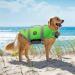 Emust Dog Rescue Vest - High Buoyancy Life Jacket for Swimming & Boating - Perfect for Small Medium & Large Dogs - New Green - Buy Online on GoSupps.com