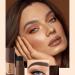 VolksRose Eyebrow Stamp and Eyebrow Stencil Kit - Eyebrow Stamp and Shaping Kit for Perfect Brow with 10 Pairs Reusable Eyebrow Stencils Brush & Trimmer Long-lasting Waterproof (Red Brown) - Buy Online on GoSupps.com