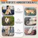 Eyin Dog Shoes - Waterproof Paw Protection for All Dog Sizes | Non-Slip Reflective Velcro Fastener | Outdoor Sports | Size 8 Black - Buy Online on GoSupps.com