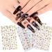 InfantLY Bright 3D Butterfly Nail Art Stickers - Gold & Silver Holographic Designs - Buy Online on GoSupps.com
