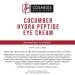 Cucumber Hydra Peptide Eye Cream | Reduce Fine Lines & Smooth Skin | 0.50 oz - Cosmesis - Buy Online on GoSupps.com