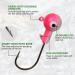 60pcs Fishing Jig Head Hooks Set - Assorted Round Head Hooks for Soft Worm Shrimp Lures - Freshwater & Saltwater Fishing Tackle Kit - Buy Online on GoSupps.com