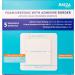 Areza Medical Foam Wound Dressing with Adhesive Border 6.5 x 6.5 Central Foam 4.1 x 4.1 5mm Thickness - 5 per Box - Buy Online on GoSupps.com