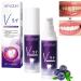 Toothpasta V34 purple toothpaste color correction toothpaste 2 pieces of purple toothpaste tooth stain removal improves tooth enamel & tooth sensitivity